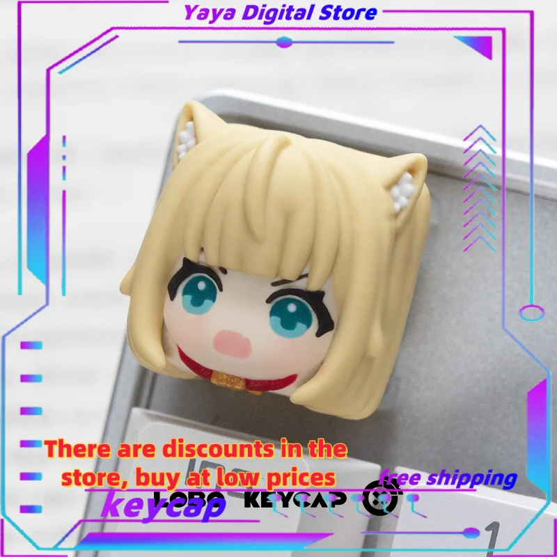 1pcs Keycap My Cat Is A Cute Girl Cherry R4 Profile Resin Art Personality Mechanical Keyboard Game Keycap Player Gift Accessorie
1pcs Keycap My Cat Is A Cute Girl Cherry R4 Profile Resin Art Personality Mechanical Keyboard Game Keycap Player Gift Accessorie