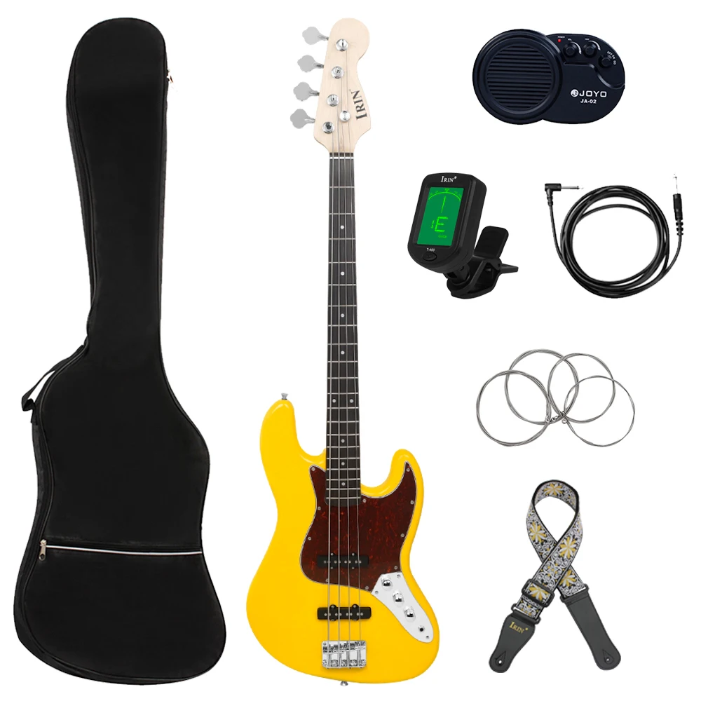 IRIN 4 String Bass Guitar 20 Frets Basswood Body Electric Bass Guitarra Stringed With Bag Strap Guitar Parts & Accessories
IRIN 4 String Bass Guitar 20 Frets Basswood Body Electric Bass Guitarra Stringed With Bag Strap Guitar Parts & Accessories