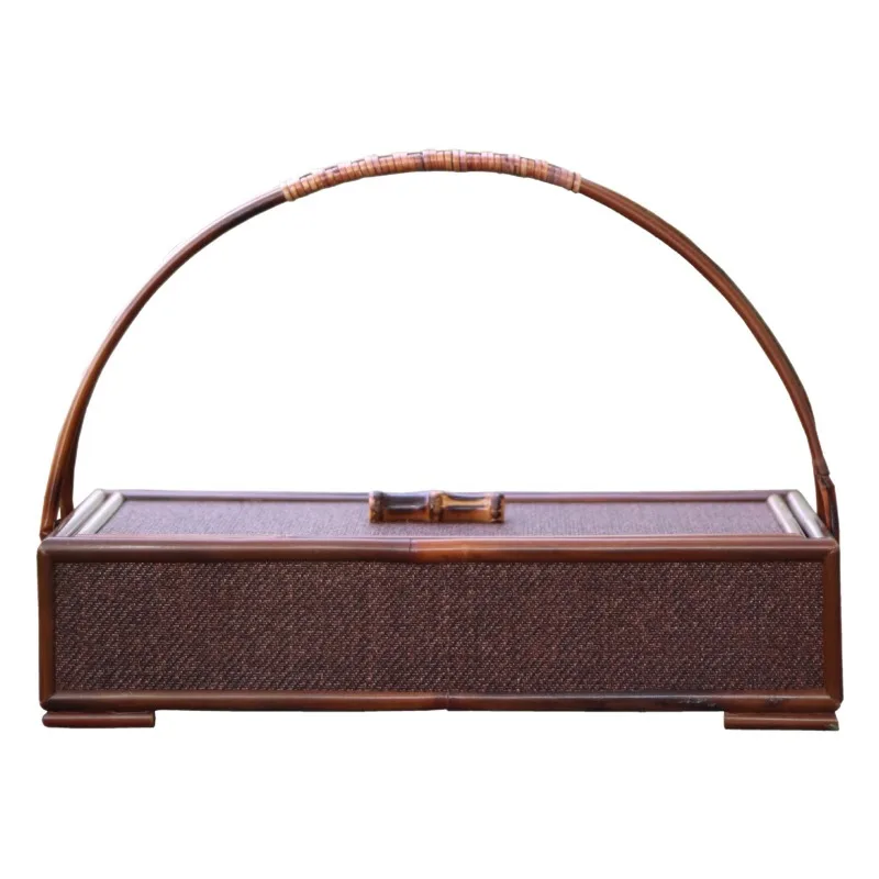 Old bamboo rattan woven mat, Chinese food box hand basket, storage box
Old bamboo rattan woven mat, Chinese food box hand basket, storage box