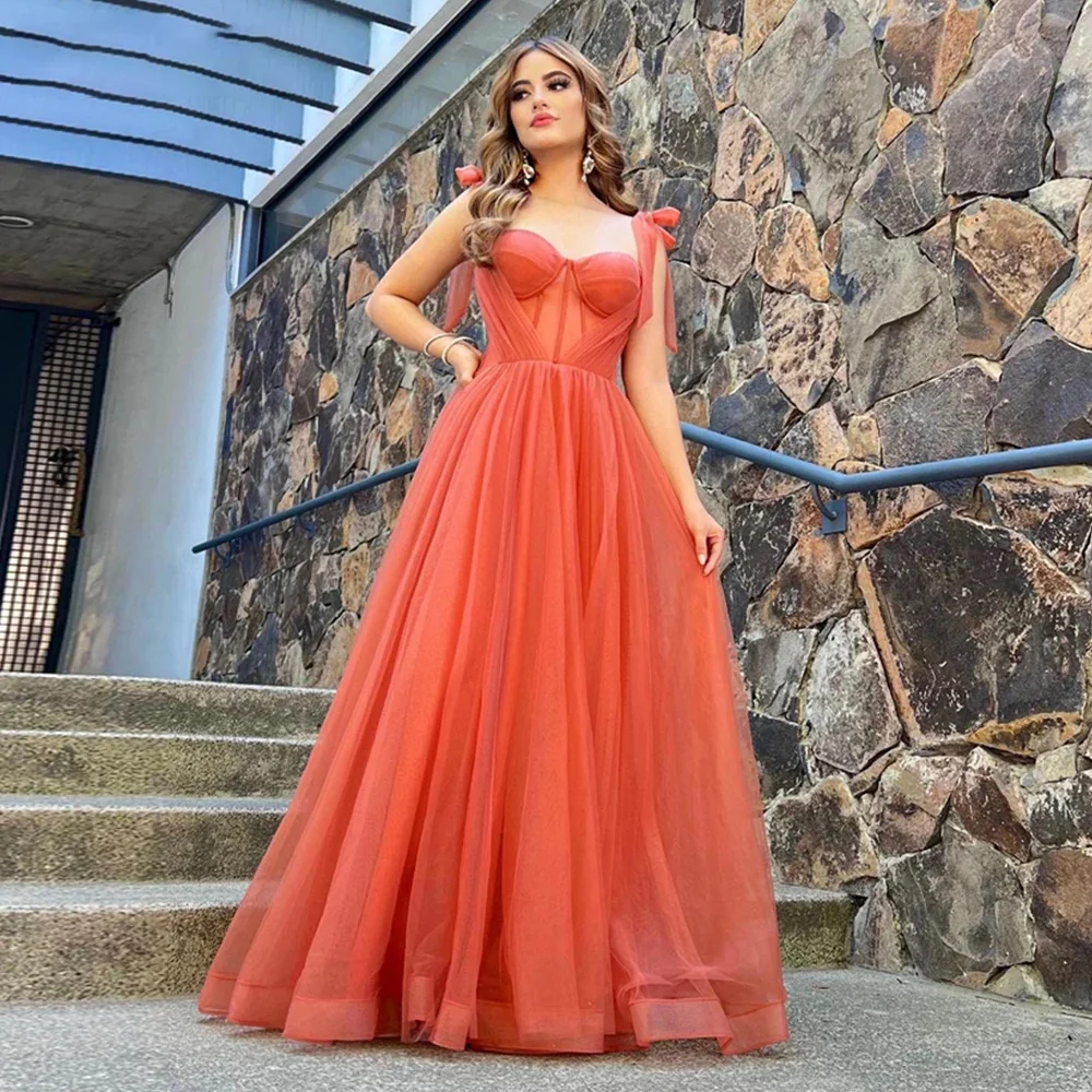 Lily Orange Tulle Formal Dresses Sweetheart A Line Party Dress For Wedding Spaghetti Strap Special Occasion Dresses robe soirée
Lily Orange Tulle Formal Dresses Sweetheart A Line Party Dress For Wedding Spaghetti Strap Special Occasion Dresses robe soirée