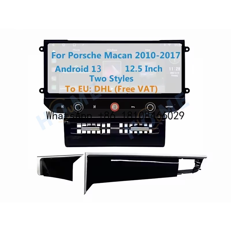 12.5-inch Car Android Multimedia GPS Navigation Car Radio Stereo Player for Porsche Macan 2013-2017 LCD Touch Screen 
12.5-inch Car Android Multimedia GPS Navigation Car Radio Stereo Player for Porsche Macan 2013-2017 LCD Touch Screen