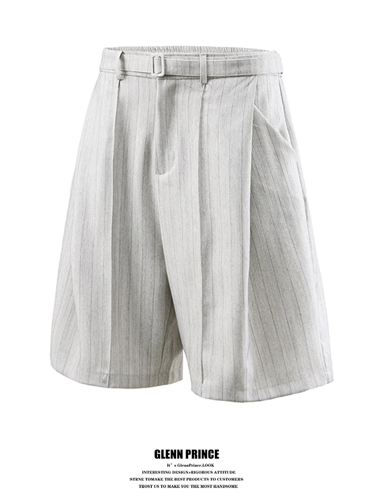 American Retro Striped Straight Leg Suit Shorts Men Summer New Casual Wide Leg Five-Quarter Pants Fashionable City Commute
American Retro Striped Straight Leg Suit Shorts Men Summer New Casual Wide Leg Five-Quarter Pants Fashionable City Commute