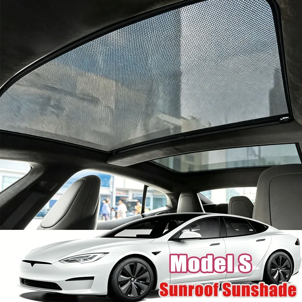 Sunshade For Tesla Model S 2022- Present Roof Sun Shade Window Heat Insulation UV Protection Car Curtain Foldable Storage Space
Sunshade For Tesla Model S 2022- Present Roof Sun Shade Window Heat Insulation UV Protection Car Curtain Foldable Storage Space