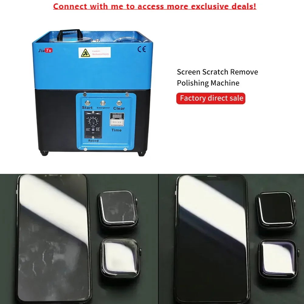 Lightweight Silent Mini Automatic Polishing Machine For Phone Screen Scratch Removal Refurbishment
Lightweight Silent Mini Automatic Polishing Machine For Phone Screen Scratch Removal Refurbishment