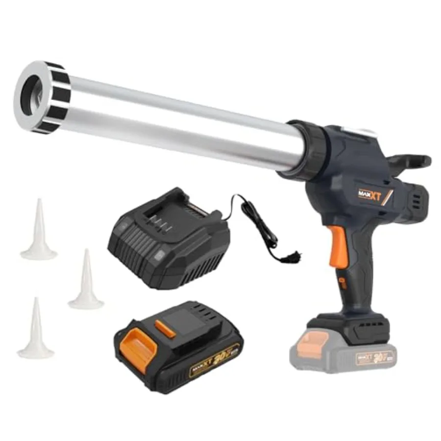 Cordless Sauage Gun with 2.0AH Battery Included for Efficient Caulking Applications Using 300-600ml Sausage Packs Featuri
Cordless Sauage Gun with 2.0AH Battery Included for Efficient Caulking Applications Using 300-600ml Sausage Packs Featuri