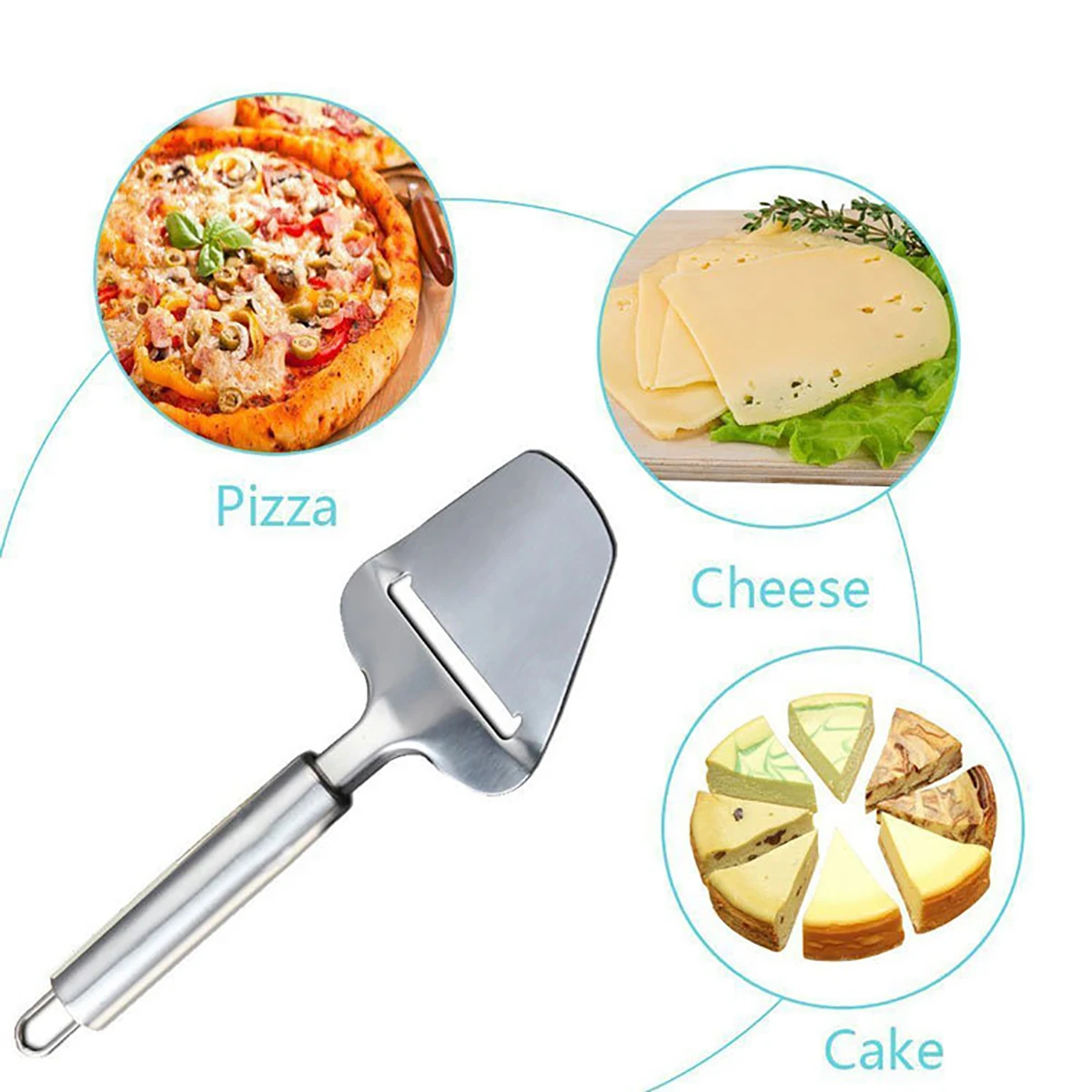 Stainless Cheese grater Slicere Non-Stick Cheese Slicer Knife Kitchen Cooking Tools
Stainless Cheese grater Slicere Non-Stick Cheese Slicer Knife Kitchen Cooking Tools
