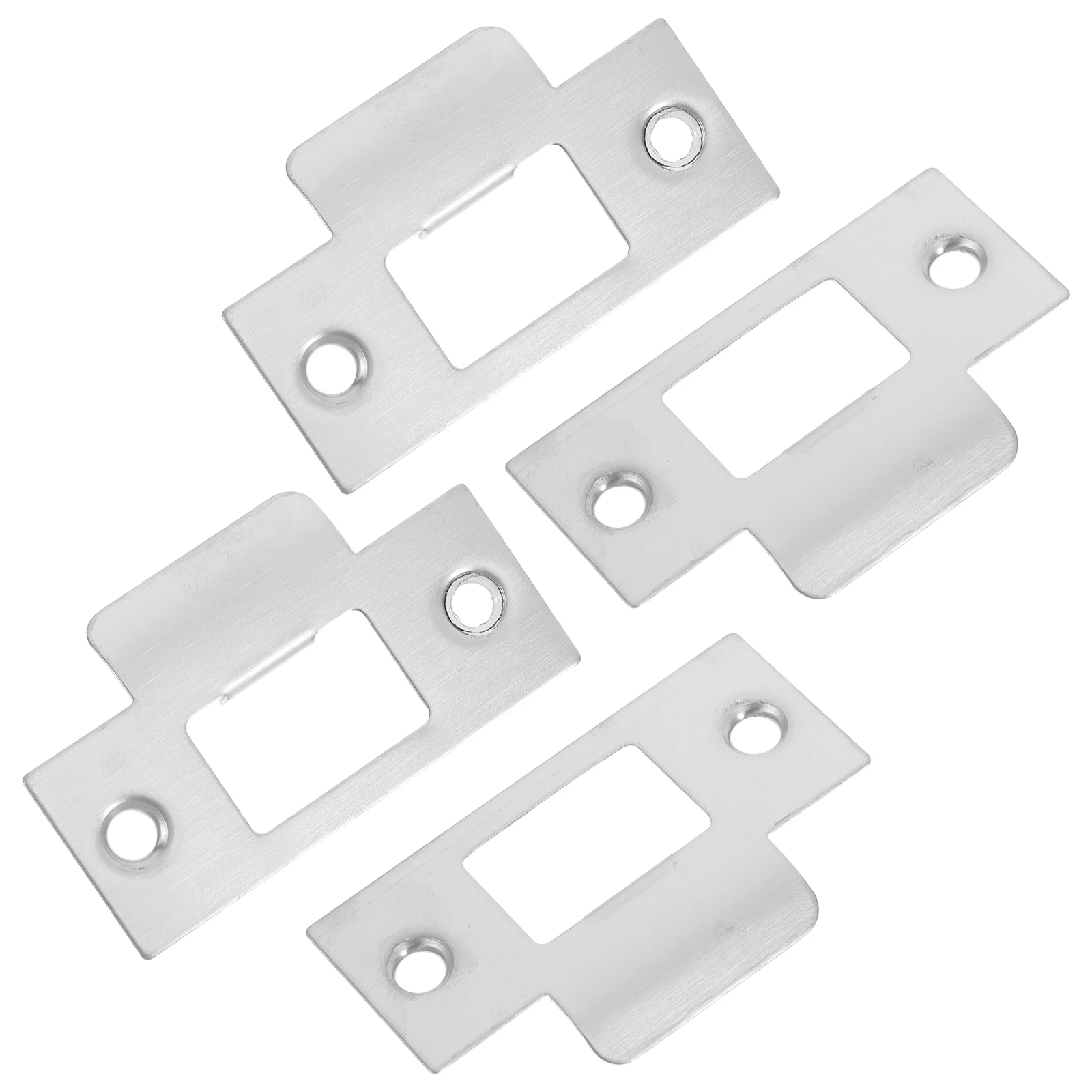 4pcs Stainless Steel Door Latch Plate Tshaped Strike Plates Silver Hole Filler Precisionguided Bedroom Study Bathroom Doors
4pcs Stainless Steel Door Latch Plate Tshaped Strike Plates Silver Hole Filler Precisionguided Bedroom Study Bathroom Doors
