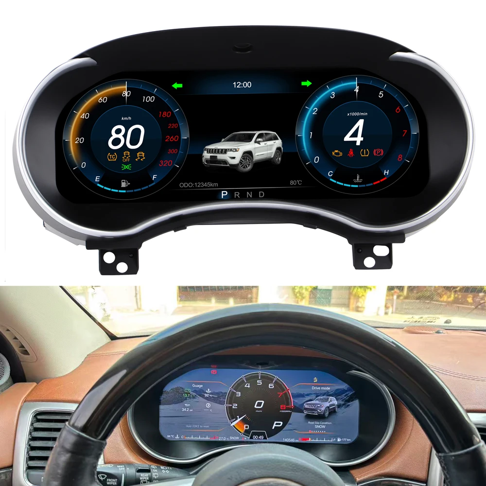 12.3" Linux Digital Instrument Cluster for Jeep Grand Cherokee 2014-2018 Car LCD Dashboard Virtual Cockpit Speedometer Panel
12.3" Linux Digital Instrument Cluster for Jeep Grand Cherokee 2014-2018 Car LCD Dashboard Virtual Cockpit Speedometer Panel