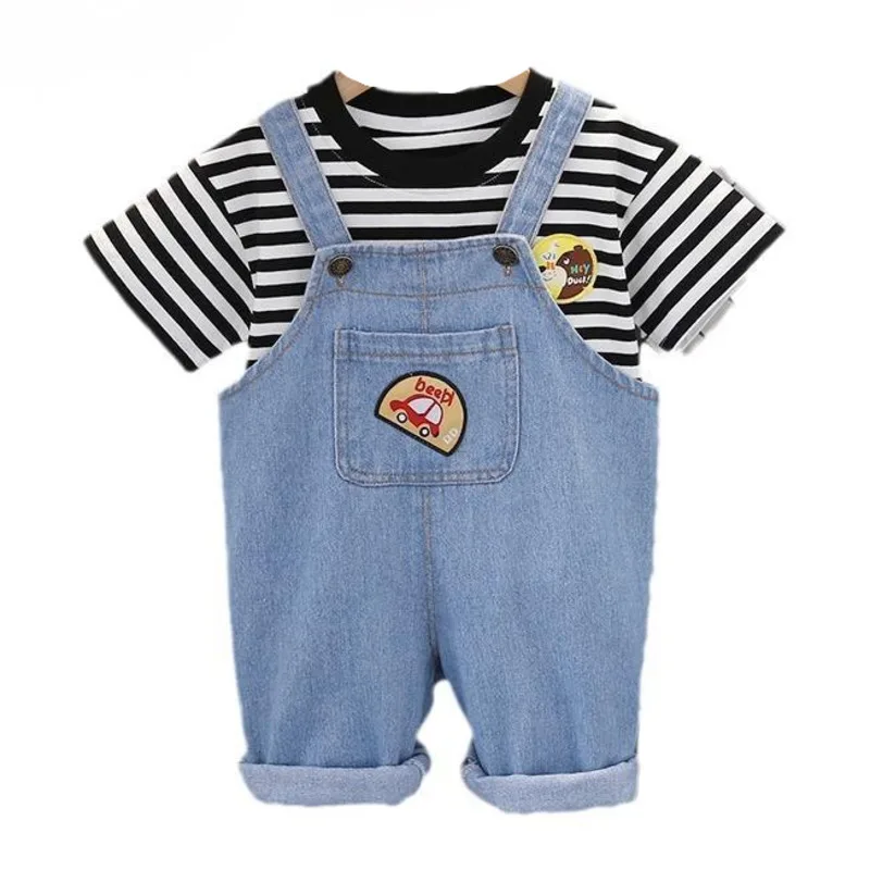 New Summer Baby Boys Clothes Suit Children Girls Casual Striped T-Shirt Shorts 2Pcs/Sets Toddler Costume Infant Kids Sportswear
New Summer Baby Boys Clothes Suit Children Girls Casual Striped T-Shirt Shorts 2Pcs/Sets Toddler Costume Infant Kids Sportswear