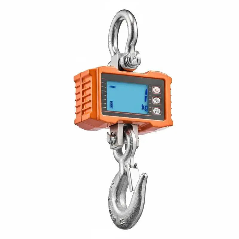 Digital Crane Scale, 4400 lbs/2000 kg Max Capacity, Heavy Duty Industrial Hanging Scale with Cast Aluminum Case & LCD Display, 1 lbs Division & 3 Unit Switch, Remote Control for Garage Factory
Digital Crane Scale, 4400 lbs/2000 kg Max Capacity, Heavy Duty Industrial Hanging Scale with Cast Aluminum Case & LCD Display, 1 lbs Division & 3 Unit Switch, Remote Control for Garage Factory
