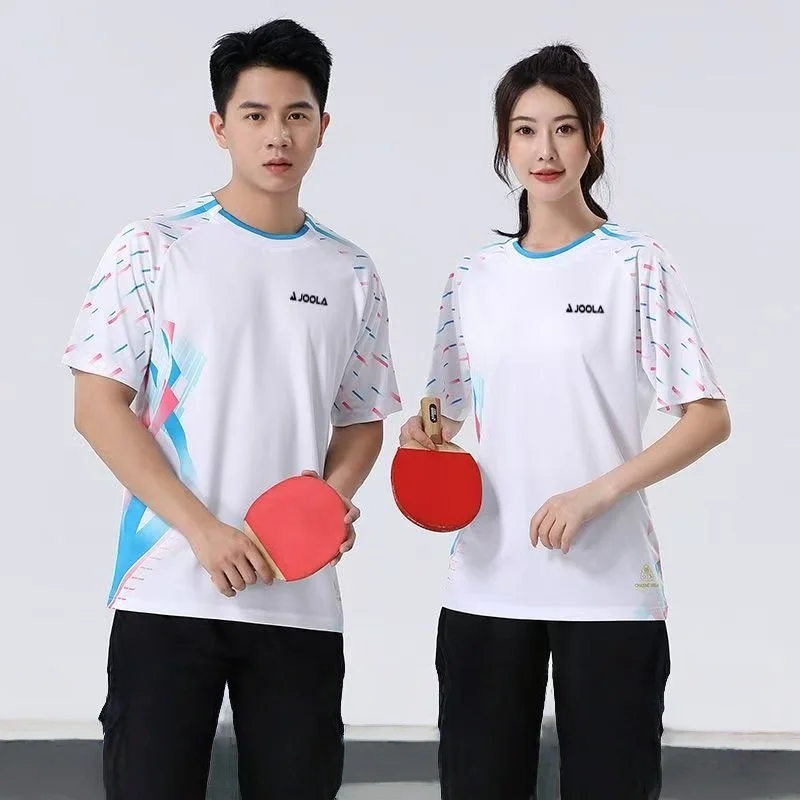 JOOLA Table Tennis Set Summer Men's and Women's Two Piece Quick drying Sports Round Neck Short Sleeve Set
JOOLA Table Tennis Set Summer Men's and Women's Two Piece Quick drying Sports Round Neck Short Sleeve Set