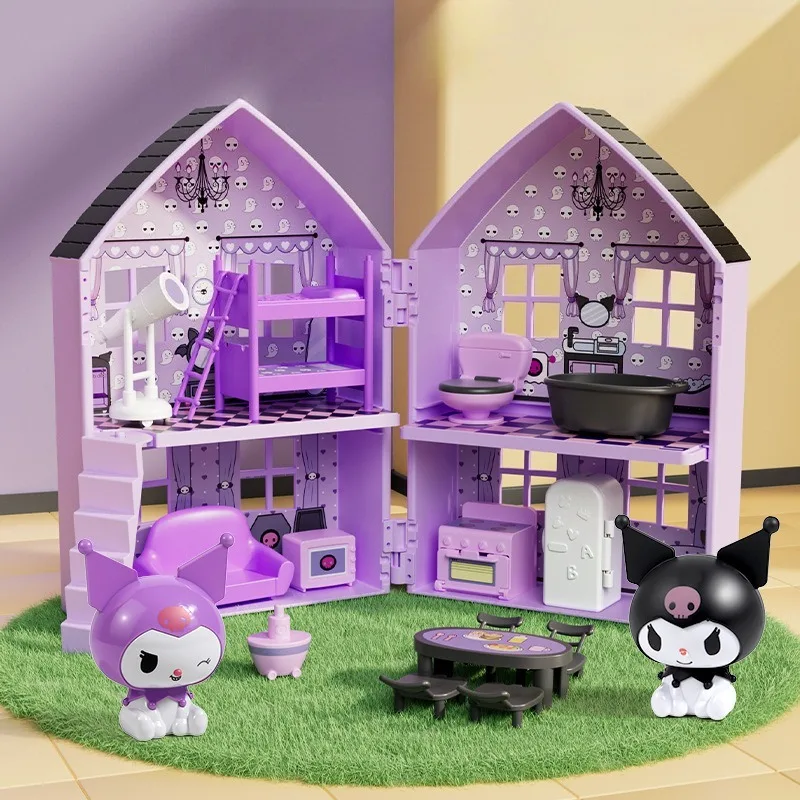Anime Kuromi DIY House Scene Model Toys Cartoon Kawaii My Melody Princess Doll 3D Bathroom Living Room Scene Model Girl Cute Toy
Anime Kuromi DIY House Scene Model Toys Cartoon Kawaii My Melody Princess Doll 3D Bathroom Living Room Scene Model Girl Cute Toy