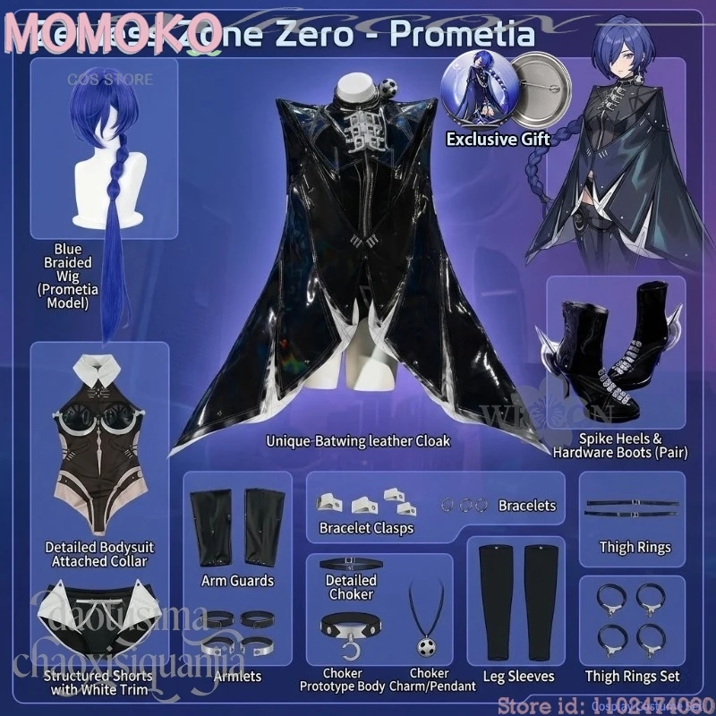 Anime Game Zenless Zone Zero Cosplay Promeia Sexy Pu Punk Y2K Lingerie Jumpsuit Handsome Cool Bodysuit Wigs Shoes Halloween 코스프레
Anime Game Zenless Zone Zero Cosplay Promeia Sexy Pu Punk Y2K Lingerie Jumpsuit Handsome Cool Bodysuit Wigs Shoes Halloween 코스프레