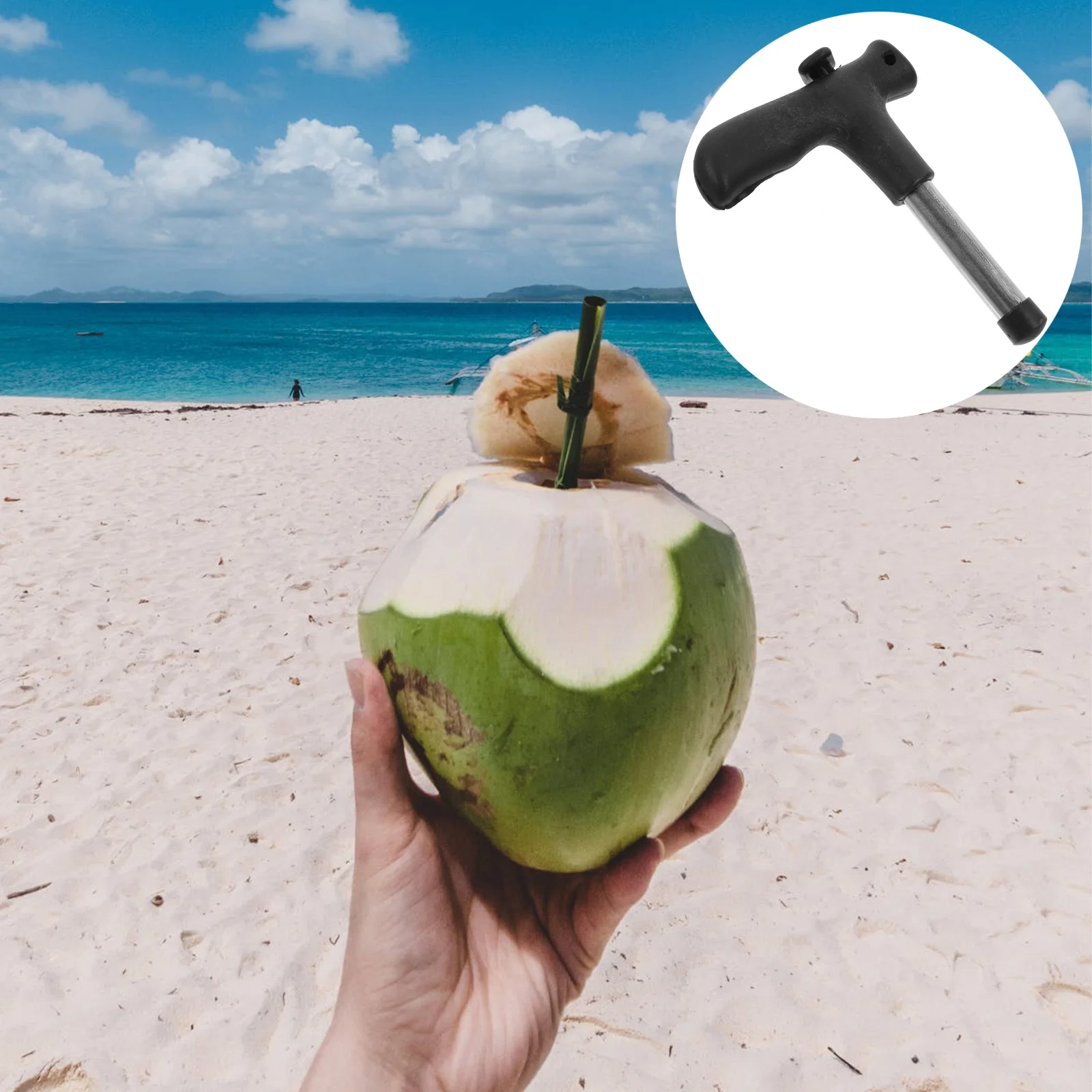 Портативный набор инструментов для открывания кокосов, 2 шт., эффективная пробивка отверстий, маленький легкий компактный кухонный аксессуар
Портативный набор инструментов для открывания кокосов, 2 шт., эффективная пробивка отверстий, маленький легкий компактный кухонный аксессуар