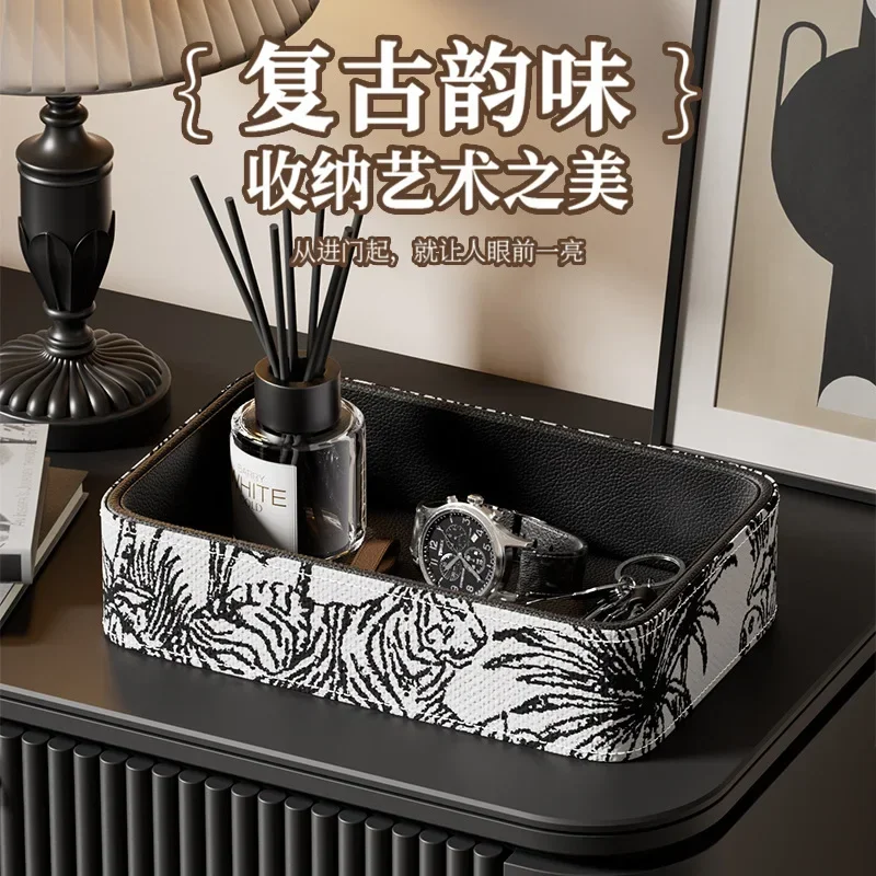 Desktop light luxury high-end tray jewelry cosmetics coffee table sundries storage jewelry organizer
Desktop light luxury high-end tray jewelry cosmetics coffee table sundries storage jewelry organizer