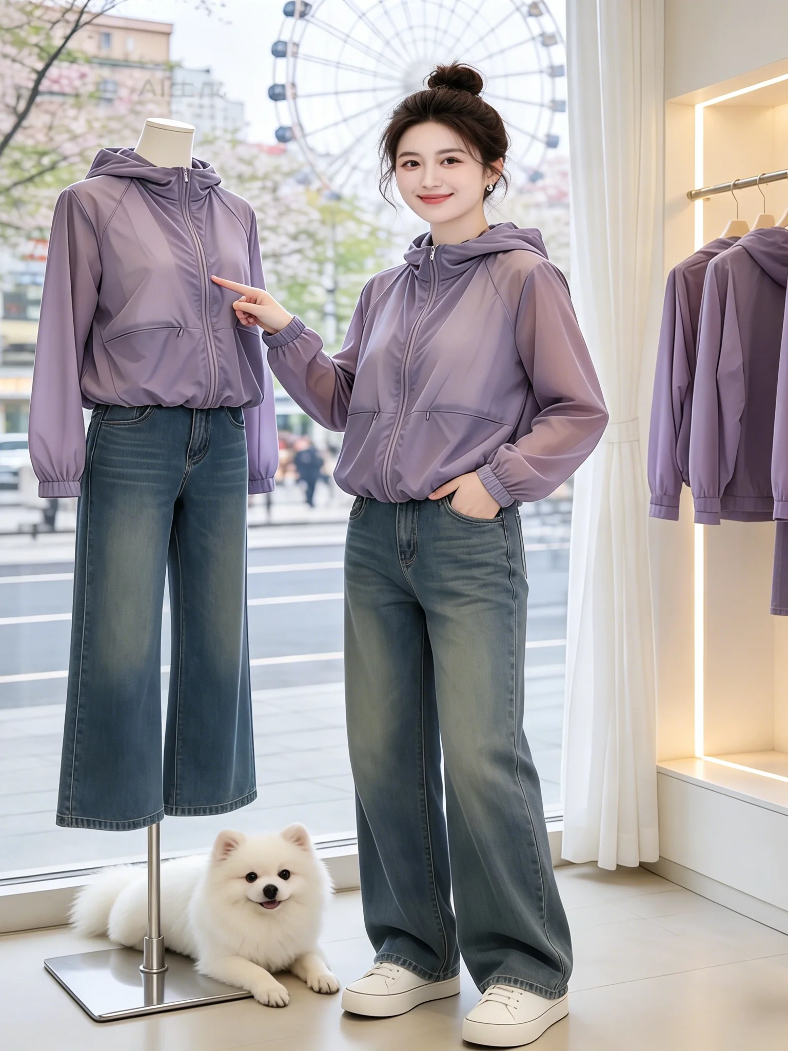 Anti-Aging Fashionable Summer New Design Zipper Pure Color Sun Protection Hooded Jacket Women's Loose Fit Breathable Long Sleeve
Anti-Aging Fashionable Summer New Design Zipper Pure Color Sun Protection Hooded Jacket Women's Loose Fit Breathable Long Sleeve