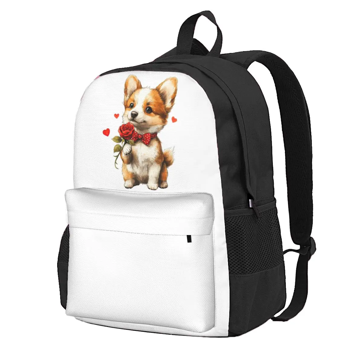 Adorable Corgi Love Student Backpack School Bag Hiking Travel Daypack for Boys Girls Fashion Bookbag Shoulder Bags
Adorable Corgi Love Student Backpack School Bag Hiking Travel Daypack for Boys Girls Fashion Bookbag Shoulder Bags