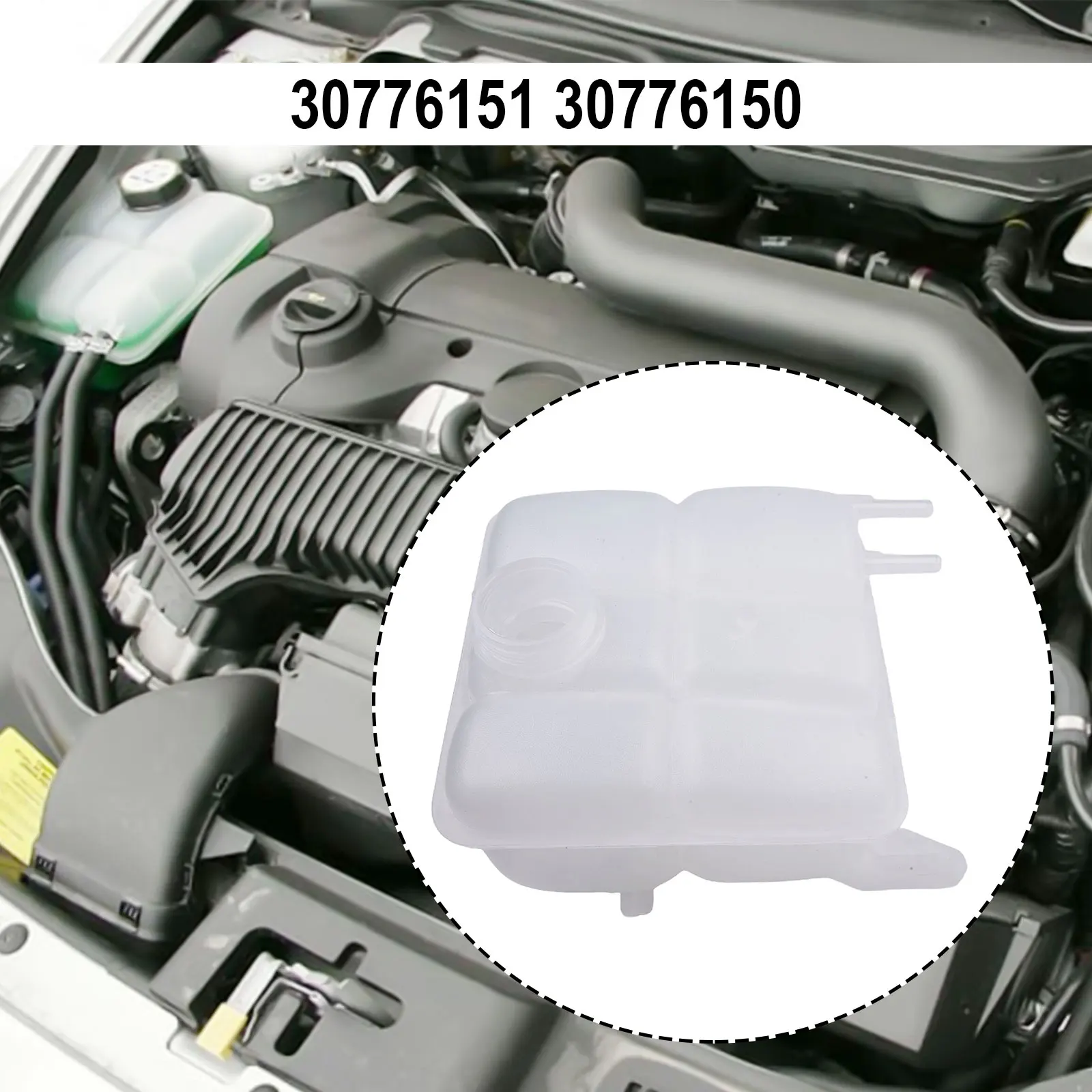 Premium Car Engine Coolant Recovery Tank for VOLVO S40 V50 30776151 Factory specifications stable white plastic
Premium Car Engine Coolant Recovery Tank for VOLVO S40 V50 30776151 Factory specifications stable white plastic