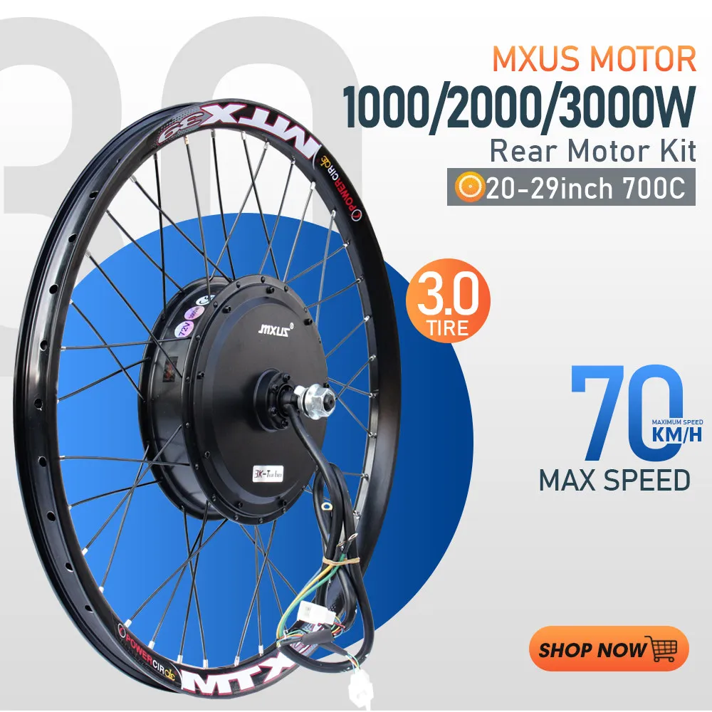 MXUS 3000W Hub Motor Kit MTX Rim Electric Bicycle Conversion Protocol No.2 Display For Ebike Mountain Bike High Speed Drive Part
MXUS 3000W Hub Motor Kit MTX Rim Electric Bicycle Conversion Protocol No.2 Display For Ebike Mountain Bike High Speed Drive Part