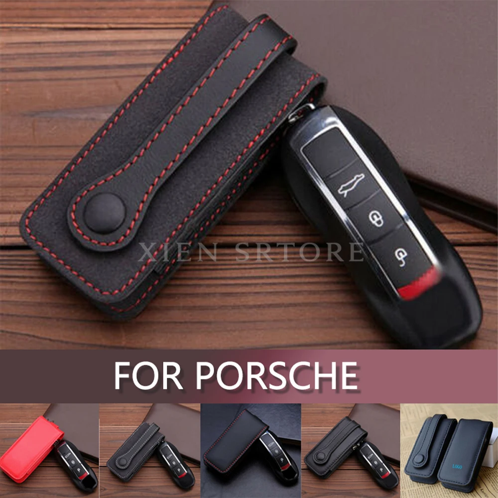 Leather Car Remote Smart Key Fob Cover Case Shell Holder Bag Fit For Porsche Cayenne Panamera Macan Cayman 911 718 Accessories
Leather Car Remote Smart Key Fob Cover Case Shell Holder Bag Fit For Porsche Cayenne Panamera Macan Cayman 911 718 Accessories