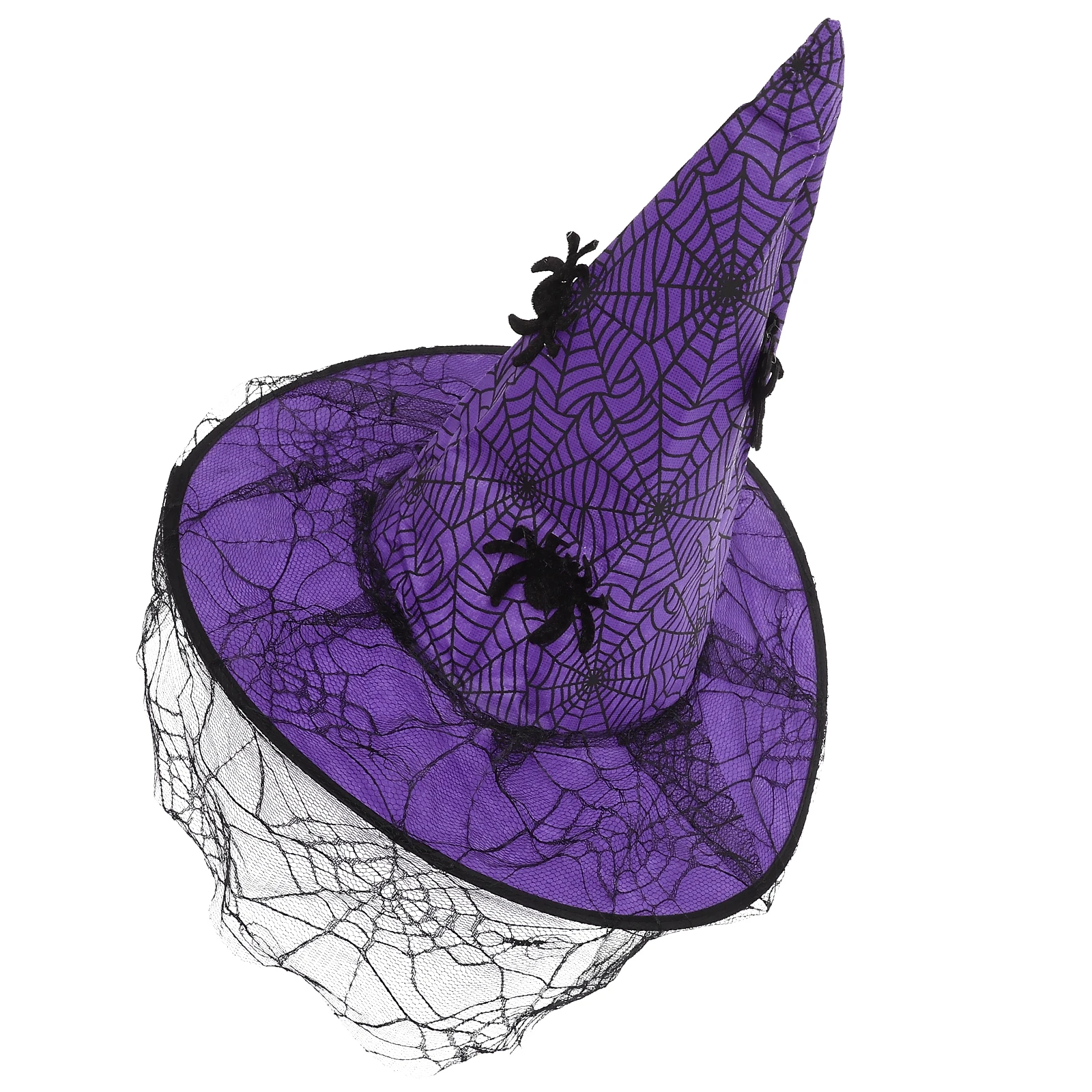Witch Hat Purple Non woven Fabric Halloween Costume Masquerade Gauze Veil Props Lightweight Exquisite Hat
Witch Hat Purple Non woven Fabric Halloween Costume Masquerade Gauze Veil Props Lightweight Exquisite Hat
