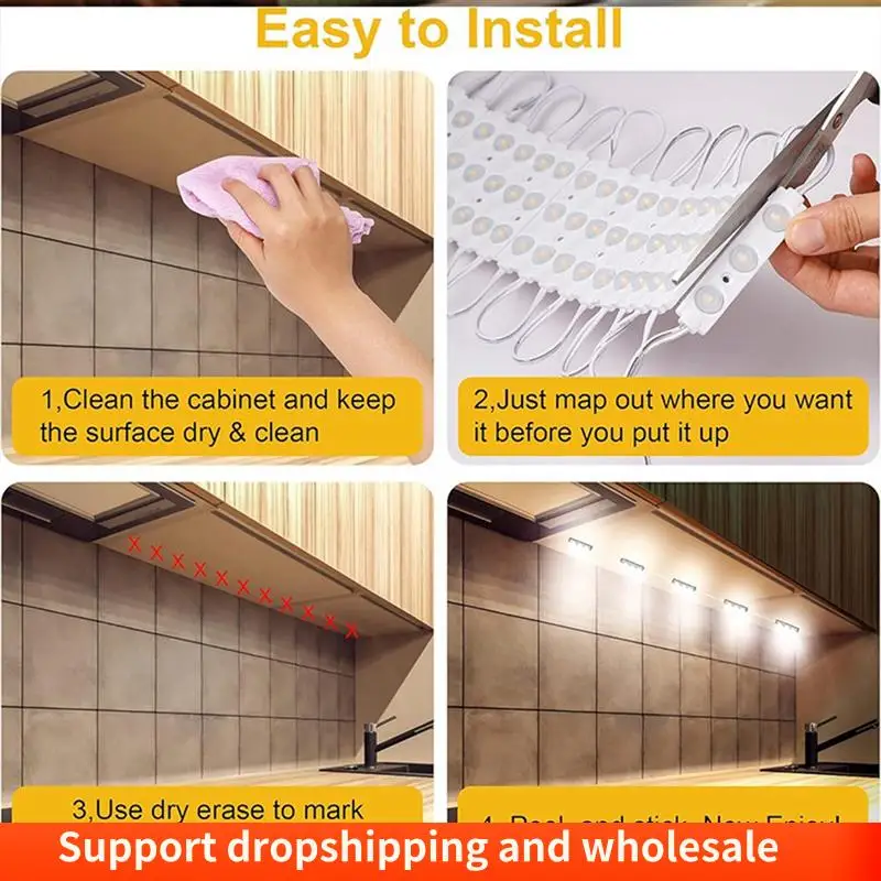 AA86 Self-Adhesive LED Cabinet Lights Wardrobe Lights Touch-Sensitive Atmosphere Lights LED Vanity Lights For Mirror
AA86 Self-Adhesive LED Cabinet Lights Wardrobe Lights Touch-Sensitive Atmosphere Lights LED Vanity Lights For Mirror