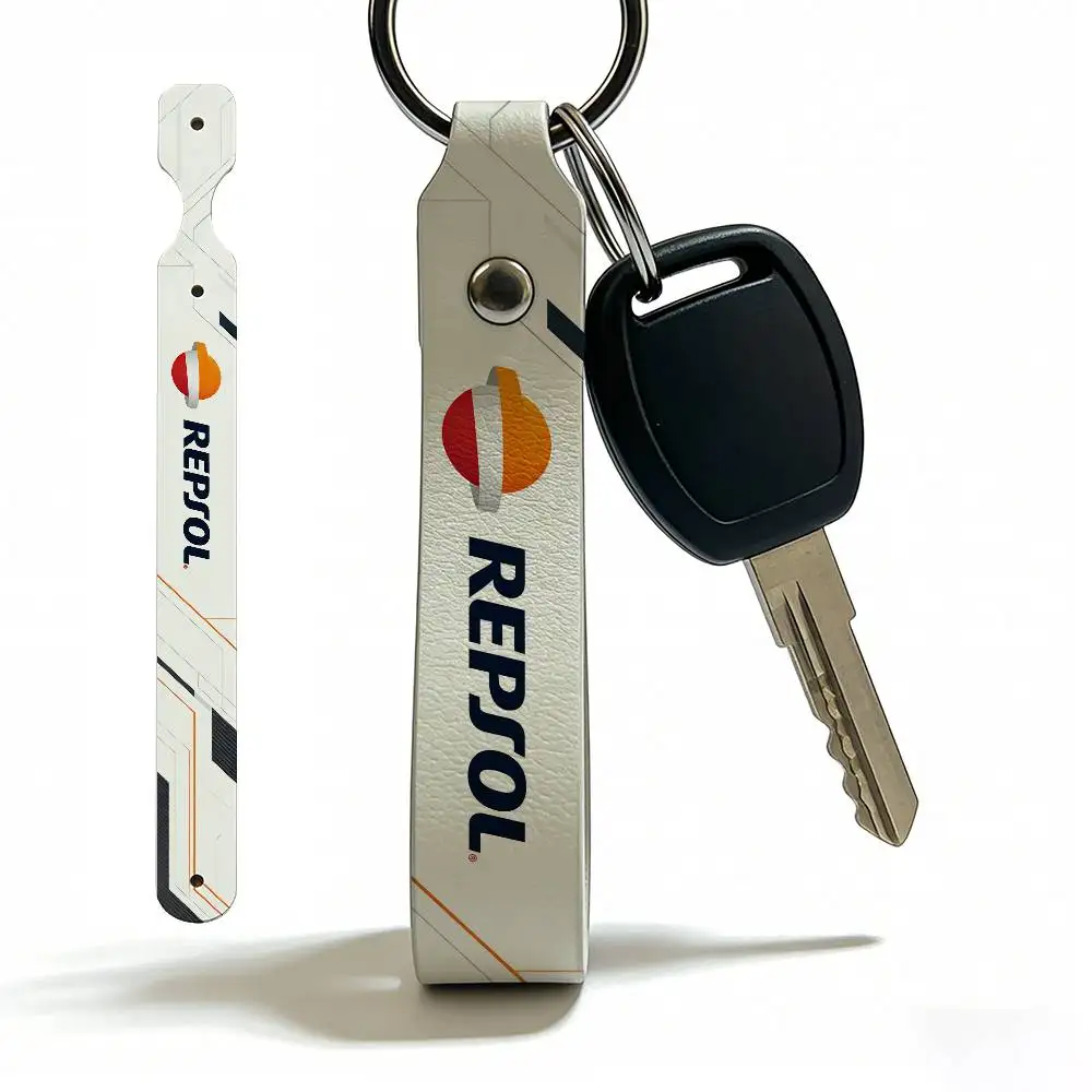 For Repsol Soft PU Leather Motorcycle Keychain Lightweight Key Holder For Scooter Racing
For Repsol Soft PU Leather Motorcycle Keychain Lightweight Key Holder For Scooter Racing