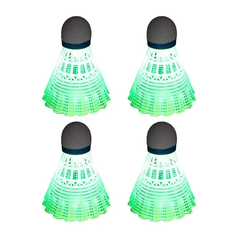 4Pcs Luminous Badminton Balls LED Foamed Plastic Sport Badminton Light-Up Shuttlecocks Badminton Set Multi-Purpose
4Pcs Luminous Badminton Balls LED Foamed Plastic Sport Badminton Light-Up Shuttlecocks Badminton Set Multi-Purpose