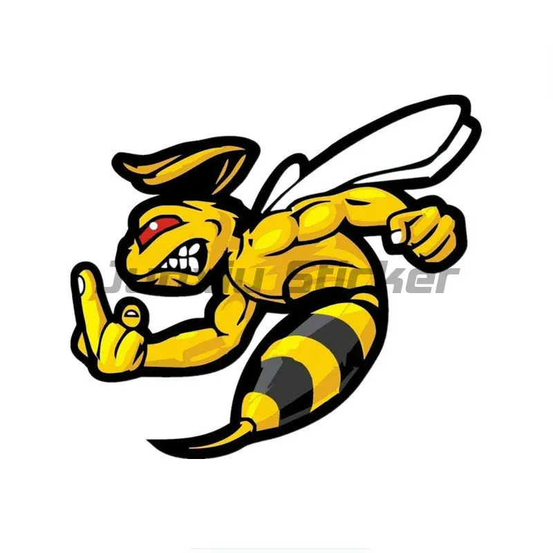 Cartoon Angry Strong Bee Car Stickers Vinyl Self-adhesive Decal Accessories
Cartoon Angry Strong Bee Car Stickers Vinyl Self-adhesive Decal Accessories