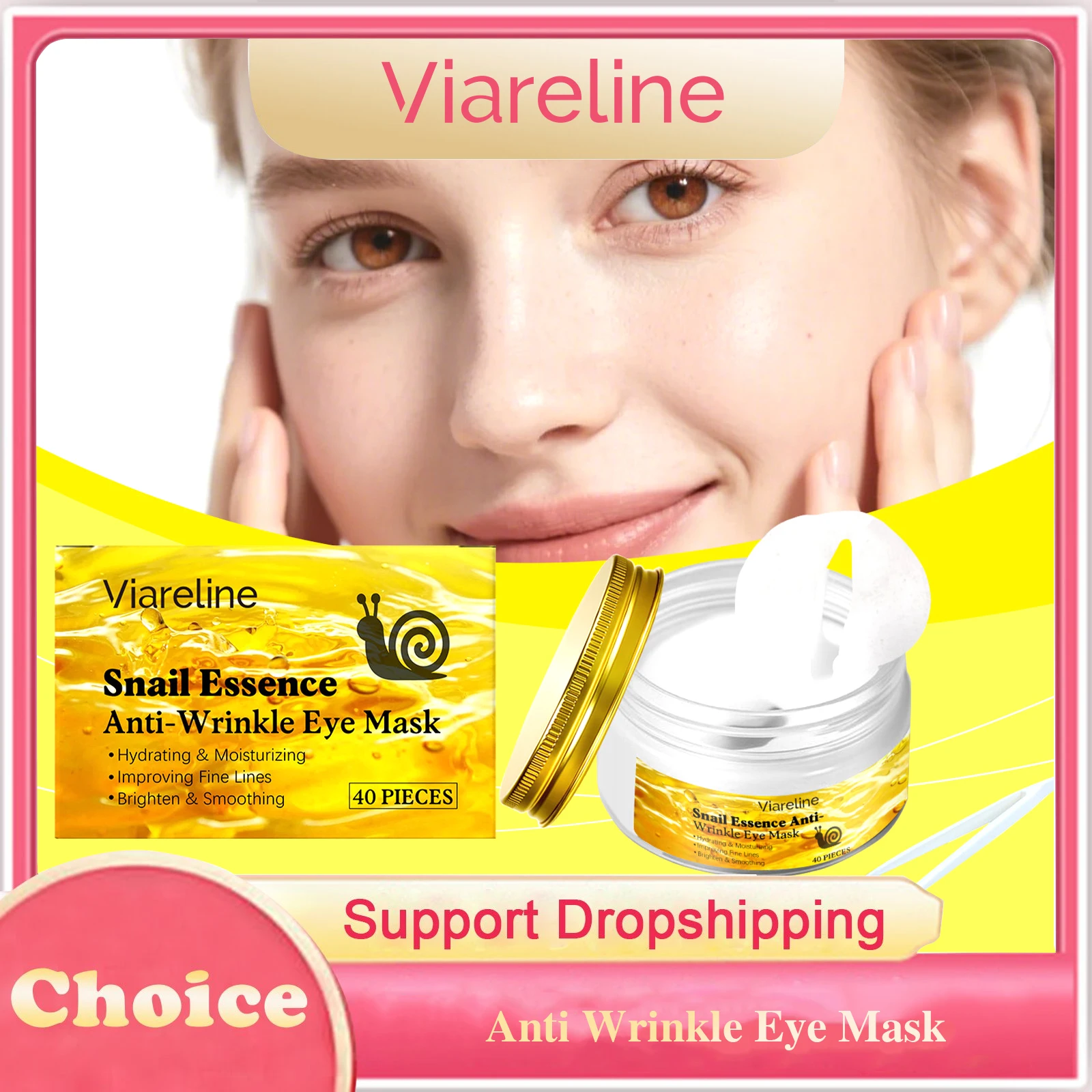 Увлажняющая маска для глаз с эссенцией улитки, выцветание тонких линий, разглаживание морщин, против темных кругов, удаление мешков под глазами, питательные патчи для глаз
Увлажняющая маска для глаз с эссенцией улитки, выцветание тонких линий, разглаживание морщин, против темных кругов, удаление мешков под глазами, питательные патчи для глаз