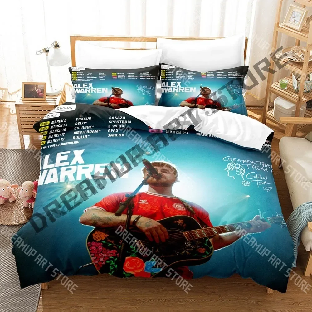 3D Print Alex Warren Bedding Set Single Twin Full Queen King Size Bed Set Adult Kid Bedroom Duvetcover Sets Anime Bed Sheet Set
3D Print Alex Warren Bedding Set Single Twin Full Queen King Size Bed Set Adult Kid Bedroom Duvetcover Sets Anime Bed Sheet Set