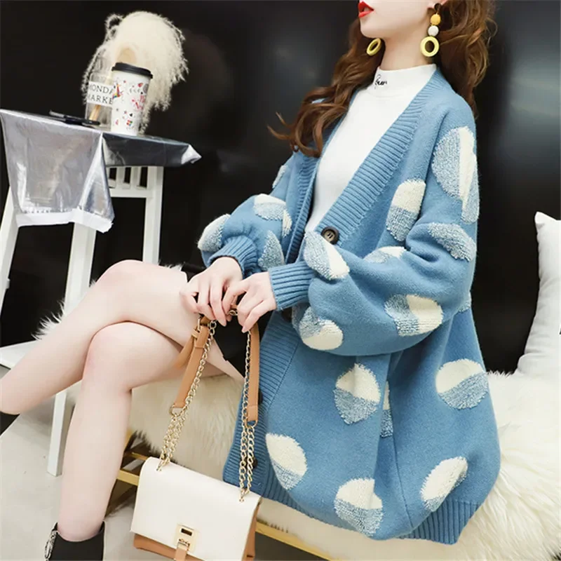 Spring Autumn Fashion Embroidery Knitted Cardigan Women Sweater Jumper Ladies Red Beige Blue Khaki Mid Long Knitting Tops Female
Spring Autumn Fashion Embroidery Knitted Cardigan Women Sweater Jumper Ladies Red Beige Blue Khaki Mid Long Knitting Tops Female