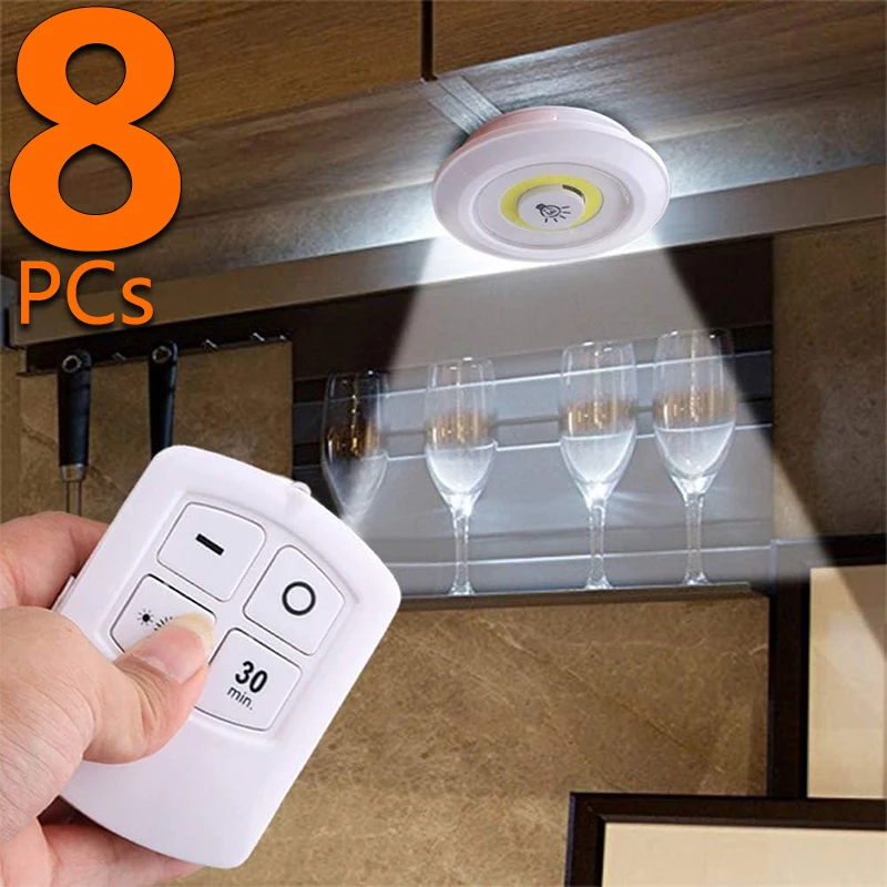 Kitchen LED Light, Super Bright LED Bulbs, COB Lamp, 2 Dimmable Modes, Remote Control, Closet Cabinet Bedroom Bookcase
Kitchen LED Light, Super Bright LED Bulbs, COB Lamp, 2 Dimmable Modes, Remote Control, Closet Cabinet Bedroom Bookcase