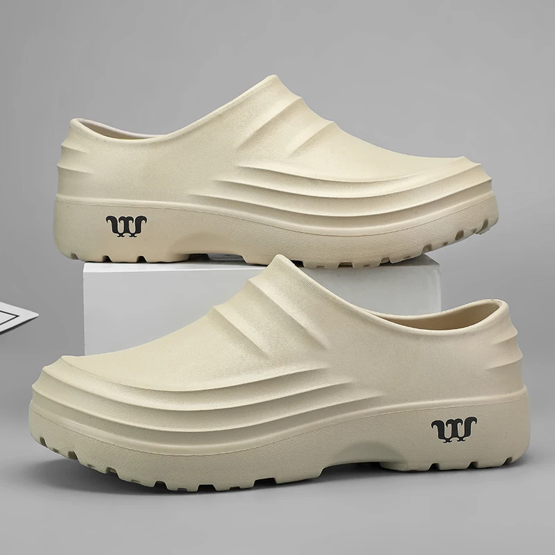 Large size anti slip chef shoes, labor protection shoes, waterproof work shoes, kitchen waterproof, restaurant men's slippers
Large size anti slip chef shoes, labor protection shoes, waterproof work shoes, kitchen waterproof, restaurant men's slippers