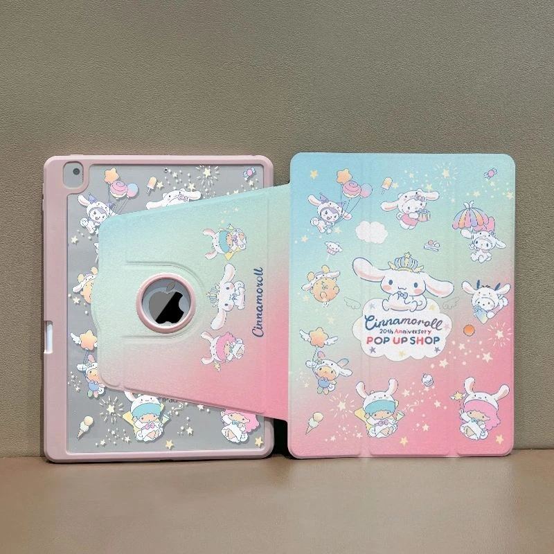 Kawaii Cinnamoroll Pastel Pink Green Gradient Case for IPad Air6 2024 Pro 11in 11th A16 Air4/5 10.9in Acrylic Shockproof Shell
Kawaii Cinnamoroll Pastel Pink Green Gradient Case for IPad Air6 2024 Pro 11in 11th A16 Air4/5 10.9in Acrylic Shockproof Shell
