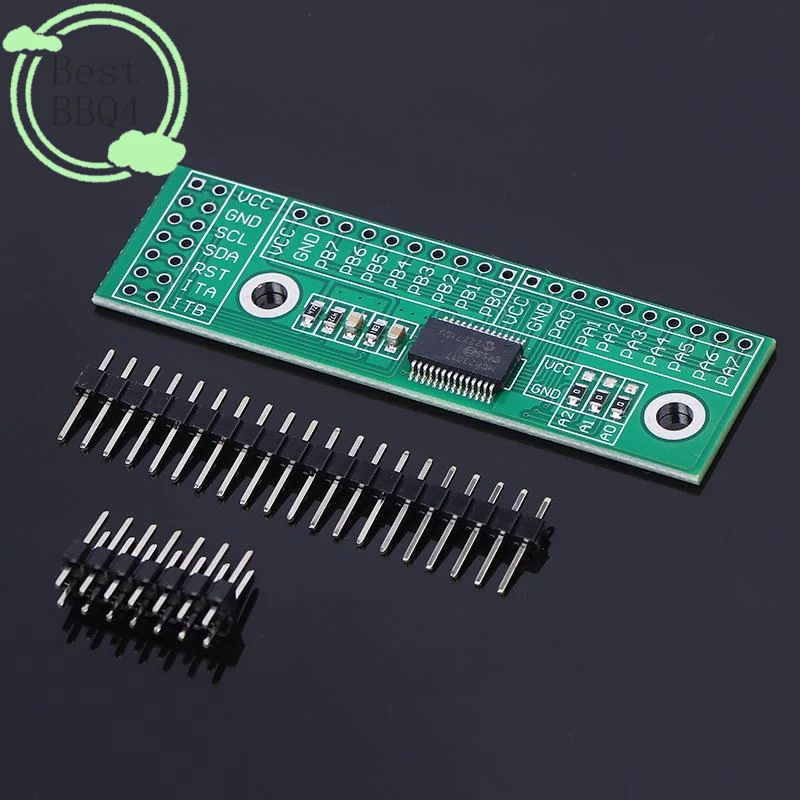 (BBQ4)MCP23017-E/SS I2C IIC Expander Board Module 16bit I/O Extension Module Pin Board IIC Input/Output Board For Arduino
(BBQ4)MCP23017-E/SS I2C IIC Expander Board Module 16bit I/O Extension Module Pin Board IIC Input/Output Board For Arduino