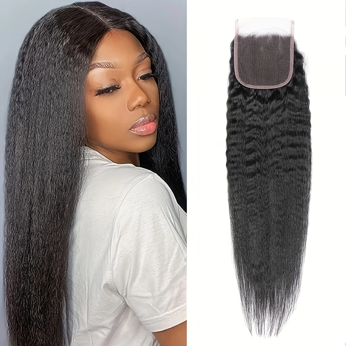 Kinky Straight Closure 5x5 Lace Closure Brazilian Human Hair Closure 5x5 Lace Closure Free Part Swiss Lace Closure Brazilian Closure For Women
Kinky Straight Closure 5x5 Lace Closure Brazilian Human Hair Closure 5x5 Lace Closure Free Part Swiss Lace Closure Brazilian Closure For Women
