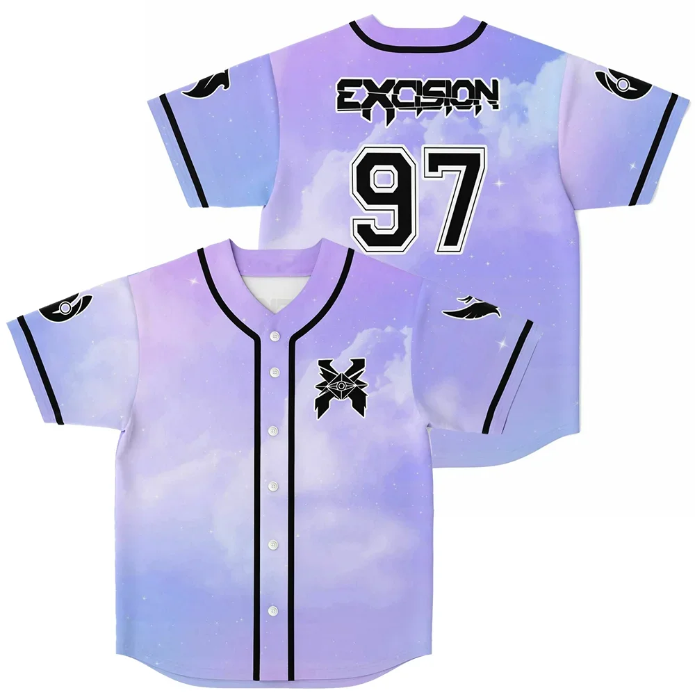 Excision 97 BASEBALL JERSEY Harajuku Thin button Baseball Uniform Men/Women Baseball Jersey For EDM Festivals
Excision 97 BASEBALL JERSEY Harajuku Thin button Baseball Uniform Men/Women Baseball Jersey For EDM Festivals
