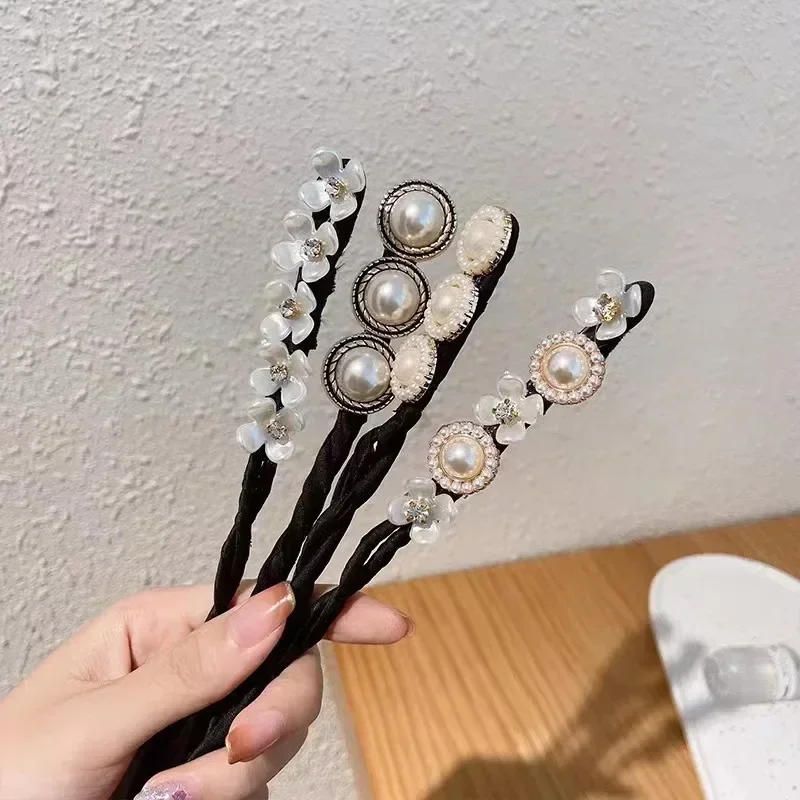 Elegant Pearl Flower Bun Maker Korean Lazy Hair Curlers Styling Accessories Hairpin Hair Braiding Braider Hairgrip Styling Tools
Elegant Pearl Flower Bun Maker Korean Lazy Hair Curlers Styling Accessories Hairpin Hair Braiding Braider Hairgrip Styling Tools
