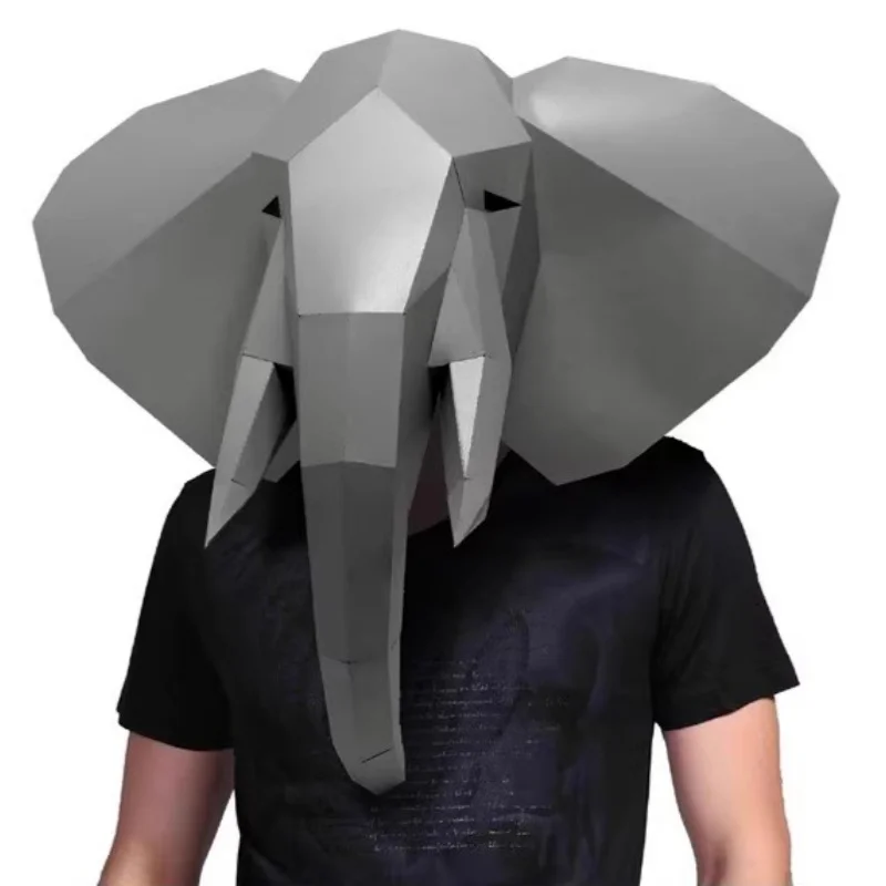 Pre Cut Paper Mask 3D Elephant Halloween Costume Cosplay DIY Paper Craft Model Mask Christmas
Pre Cut Paper Mask 3D Elephant Halloween Costume Cosplay DIY Paper Craft Model Mask Christmas