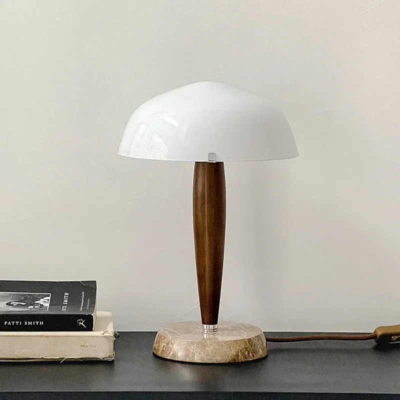 Denmark Walnut Wood Desk Lamp Table Light Marble Base Glass Shade
Denmark Walnut Wood Desk Lamp Table Light Marble Base Glass Shade