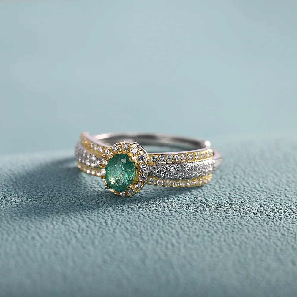 4X5MM MINI Natural Facet Clear Green Emerald Rings Women Delicate Zircons Crystals Ring Gold Plated 925 Silver Elegant Jewelry
4X5MM MINI Natural Facet Clear Green Emerald Rings Women Delicate Zircons Crystals Ring Gold Plated 925 Silver Elegant Jewelry