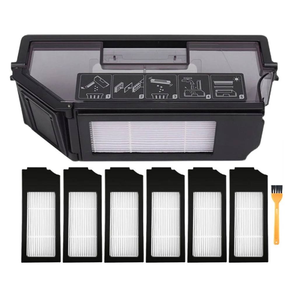 For Deebot X1 OMNI Dust Box Accessories X1 TURBO / T10 Robot Vacuum Cleaner Dust Bin HEPA Filter Replacement
For Deebot X1 OMNI Dust Box Accessories X1 TURBO / T10 Robot Vacuum Cleaner Dust Bin HEPA Filter Replacement