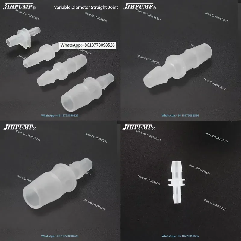 Silicone tube variable diameter straight-through connector plastic hose connector joint peristaltic pump accessories
Silicone tube variable diameter straight-through connector plastic hose connector joint peristaltic pump accessories