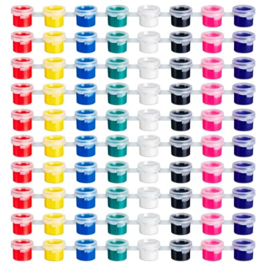 Mini Acrylic Paint Set, 80pcs Acrylic Paint Strips for Adults Art and Craft Painting, 8 Colors Container Storage Paint Pots for
Mini Acrylic Paint Set, 80pcs Acrylic Paint Strips for Adults Art and Craft Painting, 8 Colors Container Storage Paint Pots for