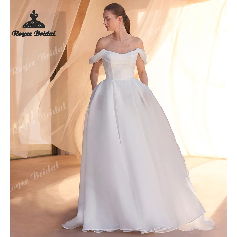 Sweetheart A Line Wedding Dresses 2026 Off The Shoulder Detachable Sleeves Beach Bridal Gown Customized vestido de novia
Sweetheart A Line Wedding Dresses 2026 Off The Shoulder Detachable Sleeves Beach Bridal Gown Customized vestido de novia