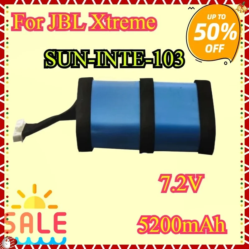 New 7.2V 5200mAh Battery For JBL Xtreme 2 SUN-INTE-103 2INR19/66-2 ID1019 For JBL Xtreme2 Bluetooth Speaker Battery
New 7.2V 5200mAh Battery For JBL Xtreme 2 SUN-INTE-103 2INR19/66-2 ID1019 For JBL Xtreme2 Bluetooth Speaker Battery