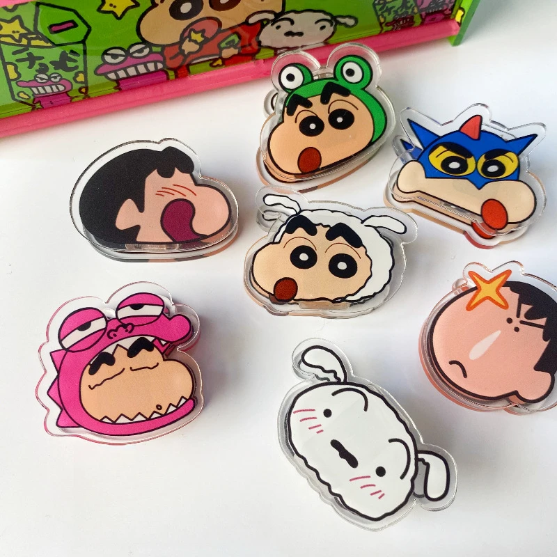 Набор из 7 милых зажимов для заметок с персонажами Crayon Shin-chan, мультяшные аниме-клипсы, двусторонние акриловые зажимы из полипропилена, зажимы для хранения, зажимы для экзаменационных работ
Набор из 7 милых зажимов для заметок с персонажами Crayon Shin-chan, мультяшные аниме-клипсы, двусторонние акриловые зажимы из полипропилена, зажимы для хранения, зажимы для экзаменационных работ