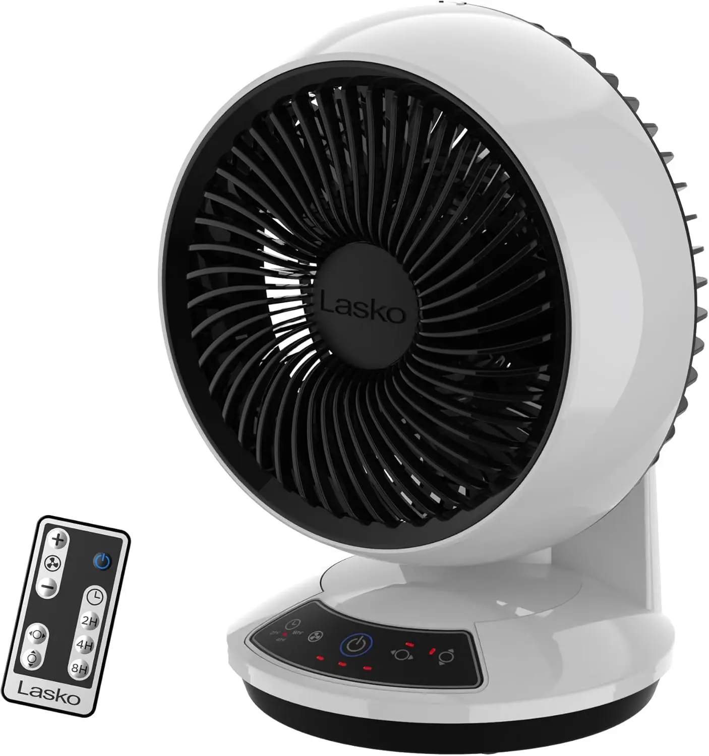 Orbital Air Circulator Fan, 3 Speeds, Timer, Remote, Dark Mode, for Small-Medium Rooms, White
Orbital Air Circulator Fan, 3 Speeds, Timer, Remote, Dark Mode, for Small-Medium Rooms, White