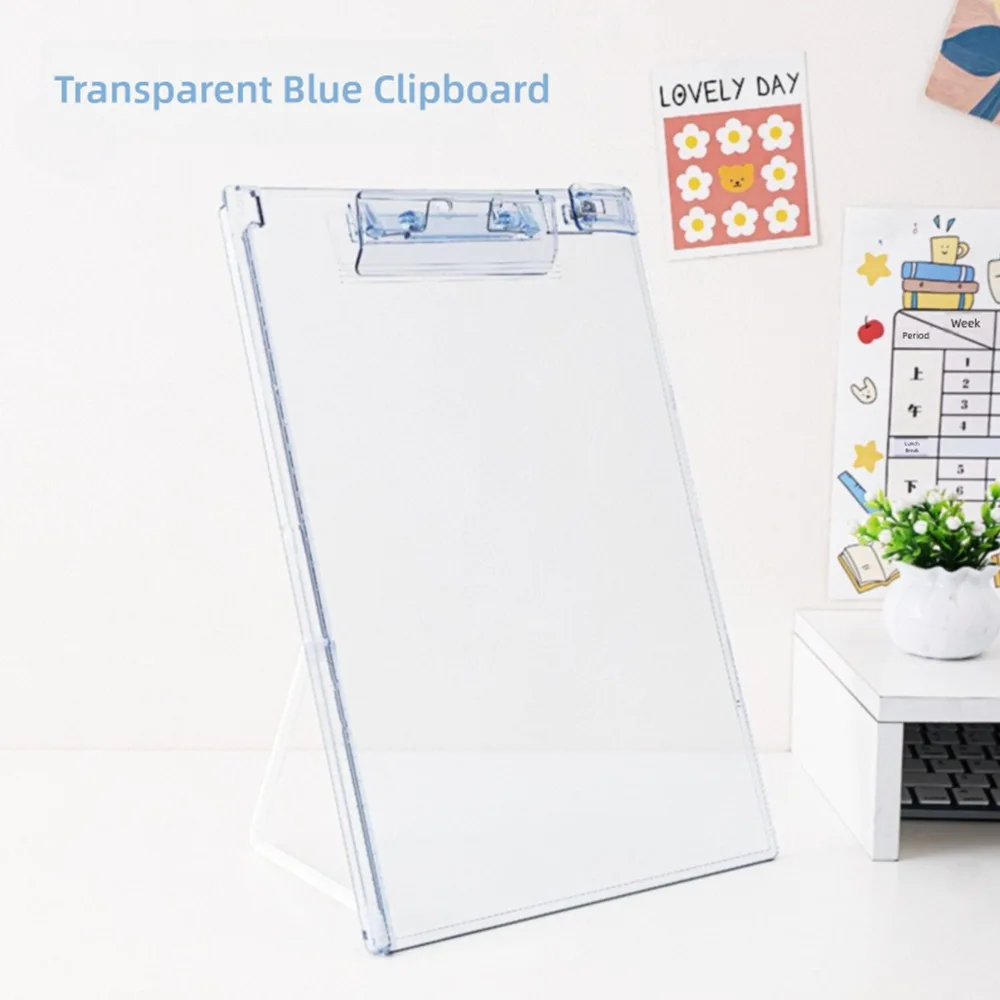 Portable Acrylic A4 File Folder Transparent Vertical Writing Board Clip Thickening Writing Splint Students
Portable Acrylic A4 File Folder Transparent Vertical Writing Board Clip Thickening Writing Splint Students